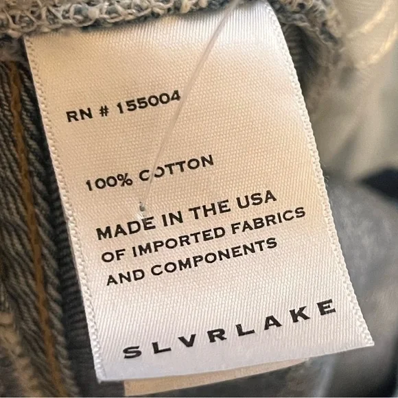 Slvrlake London Jeans Straight Leg 90s Sz 26